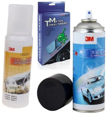 车居良品 汽车仪表清洁养护护理套装汽车仪表板修复养护套餐 3M高效汽车万能泡沫清洁剂3M汽车仪表板蜡魔洗仪表专用巾:亚马逊:汽车用品